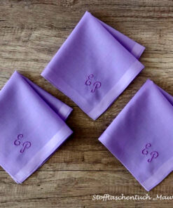 Mauve - Stofftaschentuch für Damen