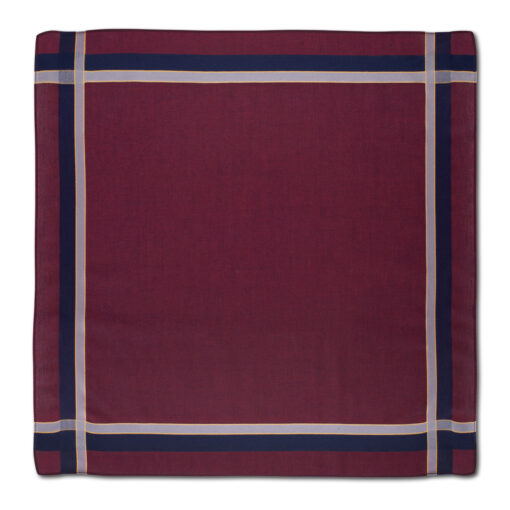 Schnupftabak und Tradition - Stofftaschentuch für Herren (offen - rot)