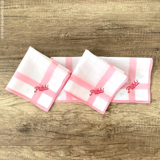 Sommerbrise rosa | Stofftaschentuch für Damen "Pübbi"