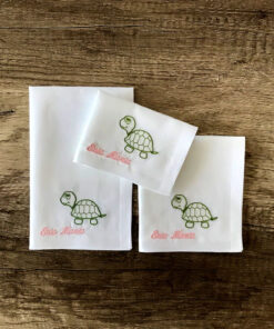 Tapfere Schildkröte – Stofftaschentuch für Kinder (Enia Maria)