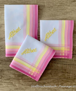 Teenage Girl - Stofftaschentuch für Kinder und Jugendliche mit Vorname Althea