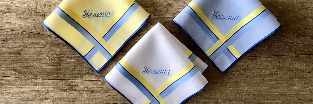 Printemps - Stofftaschentuch für Damen mit Vornamen Yesenia