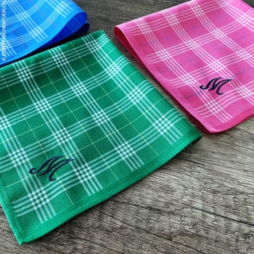 Outdoor - Stofftaschentuch für Damen mit Monogramm "M"