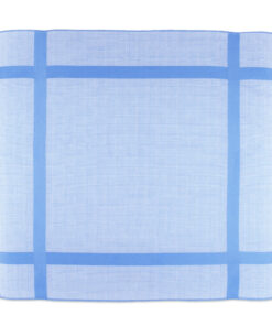 Blue Collar | Stofftaschentuch für Herren (blau / offen)