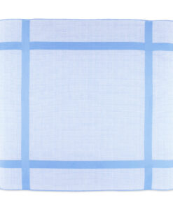 Blue Collar | Stofftaschentuch für Herren (hellblau / offen)