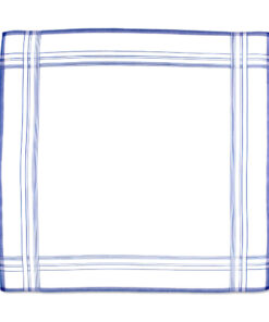 Ataraxie - Gelassenheit | Stofftaschentuch für Herren blau (offen)